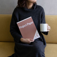 オキナ プロジェクトカラーパッド A4 50枚 オールドローズ 5mm方眼罫 PH1502 1冊