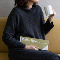 オキナ プロジェクトカラーパッド A4ハーフ 50枚 ドライモス 5mm方眼罫 PH4041 1冊