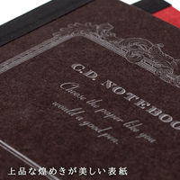 日本ノート プレミアムCDノート SO A6 無地 黒 1冊 CDSSA6W