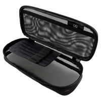 収納メッシュペンケース MESHNO（メッシュノ）ブラック S1425390 3個 サンスター文具