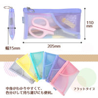 プラス ペンケース フラットタイプ パスティ パープル 98781 1個