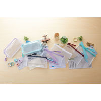 Kept クリアペンケース レッド 赤 筆箱 KPF603R レイメイ藤井