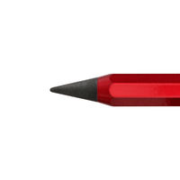 メタルペンシル metacil（メタシル）メタリックレッド S4482654 5本 サンスター文具 削らない鉛筆 金属鉛筆