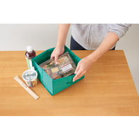 キングジム　パッタン　コンビニエコバック　Ｍ　グレー　５６４０クレ