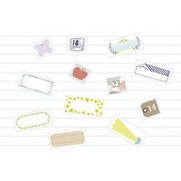 マークス 水性ペンで書ける マスキングテープ 15mm マステ ミシン目入り スリム マンスリー ポップ MSTFA22-C 10個