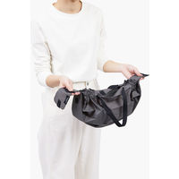 エコバッグ シュパット（Shupatto）コンパクト バッグ M（炭・SUMI）おすすめ 人気 折りたたみ S467SU 1個 マーナ