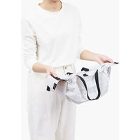 エコバッグ シュパット（Shupatto）コンパクト バッグ M（線・SEN）おすすめ 人気 折りたたみ S467SE 1個 マーナ