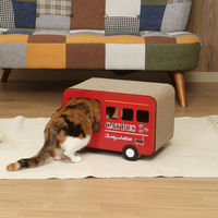 不二貿易 猫の爪とぎ ロンドンバス 54226 1箱(2個入)（直送品）