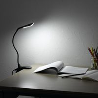 調光式 フレキシブル クリップライト ブラック YAZAWA CFL05W02BK 1個