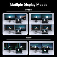 ドッキングステーション 10-in-1 HDMI×2 LAN Type-C（100W） USB-A カードスロット USBハブ