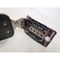 コヅチ 牛黒革 折鋸ケース WS-007 1個（直送品）