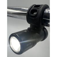 充電式 LEDライト 自転車ハンドル用 防水保護等級 IPX5 ブラック Hapyson（ハピソン） YB-100-K 1個