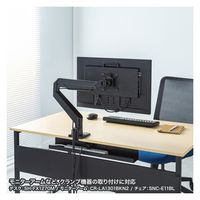 サンワサプライ フレキシブルデスク 幅900×奥行700×高さ720mm 木目×ブラック SH-FX0970M 1台（直送品）