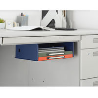 SANKA くっつくハンガー・ボトルケース マグネットファイルボックス ワイド ダークブルー SWFB-WMGDBL 1個