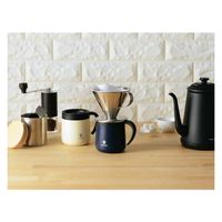 カクセー 蓋付き真空二重マグカップ 300ml ネイビー CC-19 1個（直送品）