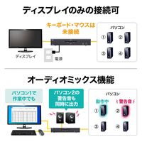 サンワサプライ 4K対応HDMIパソコン自動切替器(4:1) SW-KVM4U3HD 1台（直送品）