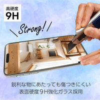 エアージェイ iPhone15/15Pro兼用ブルーライトカットガラスパネル VGN-P23P-BL 1枚（直送品）