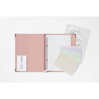 マルマン バインダー ユアンス A5 20穴 背幅22mm ライトピンク F416-38 1冊