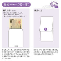 ササガワ 新金封 ひだ折 仏用 双銀黒七本 短冊 27-5135 1セット(1枚×10)