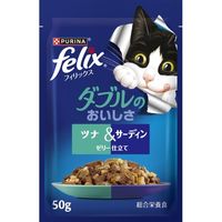 ピュリナ フィリックス 総合栄養食 ダブルのおいしさお魚バラエティ（50g×12袋入）3個 キャットフード パウチ ネスレ日本