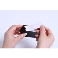 エイジ化成 簡単にめくれる付箋ケース 中 黒 FU-M-BK 1セット（5個）