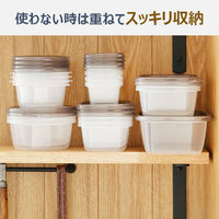 保存容器 電子レンジ対応 スマートフラップ 角型 S 400ml 1個（4個入） ロハコ （LOHACO）  オリジナル