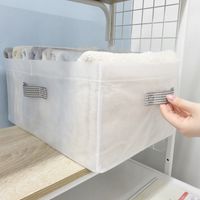 Sheersto ランドリー収納 ケースL タオル・ボトル収納 クリア 幅30×奥行40×高さ20cm 1個 東和産業