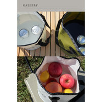 S'more（スモア）便利な折りたたみバケツ 20L ホワイト 1個