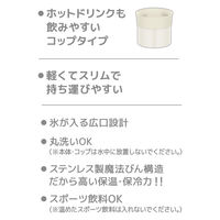 サーモス（THERMOS）ステンレスボトル マットホワイト 350ml FFM-352 MTWH 1個