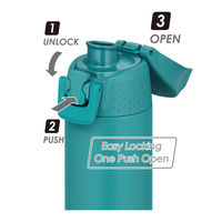 サーモス（THERMOS）真空断熱スポーツボトル ターコイズ 500ml FJR-500 TQS 1個