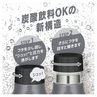 【セール】サーモス（THERMOS） 保冷炭酸飲料ボトル 500ml シルバー FJK-500 SL 1個
