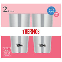 サーモス（THERMOS） 真空断熱タンブラー300ml JDI-300P ペア 1セット（2個）