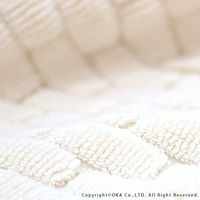 バスマット Ag+ ブリーク タオル地 40×60cm パープル 1枚 オカ