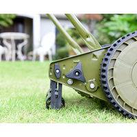 YAMAZEN 手動式芝刈機 カルカルモア 刈り込み高さ調整可能(5段階) KKM-200 1台（直送品）