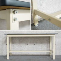 【軒先渡し】北島 作業台 300kg ポリエステル 幅1500×奥行600×高さ740mm ベージュ 59810125423 1台（直送品）