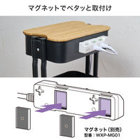延長コード 電源タップ 2m 2P式 3個口 耐雷サージ 個別スイッチ付き 埃シャッター 白 WLK-32S（W） ELPA 1個