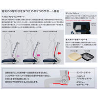 【組立設置込】コクヨ デュオラ２ 布張り ヘッドレスト T型肘 白脚 Nキャスタ C08-W310CW-WE6E61 1脚（直送品）