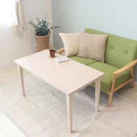 【軒先渡し】ヤマソロ () 継ぎ脚テーブル 幅1050×奥行550×高さ450/550mm ホワイト 82-421 1台（直送品）