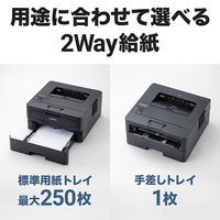 ブラザー A4モノクロレーザープリンター 無線・有線LAN/両面印刷 HL-L2460DW 1台