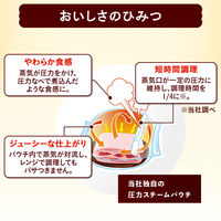 スチーミー 鶏とねぎの香ばし醤油味 3袋 味の素 レンジで圧力料理 レンジ対応 レンジ調理 レンチン