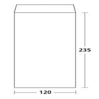 タトウ（折り包み）ケース 長3サイズ 235×120×15～25mm 1パック（20枚入） フジケース