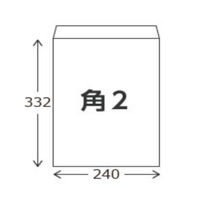 タトウ（折り包み）ケース 角2サイズ 332×240×15～25mm 1セット（100枚：20枚入×5パック） フジケース