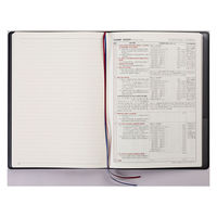 高橋書店 【2024年4月版】デスクダイアリー A5 片側1週間+ノート 月曜始まり 黒 912 1冊（直送品）