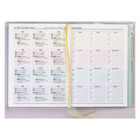 高橋書店 【2024年4月版】T'pure4 B7 見開き1週間 月曜始まり ミント 764 1冊（直送品）