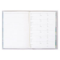 高橋書店 【2024年4月版】メルクレール4 A6 月間 日曜始まり チェック柄 694 1冊（直送品）