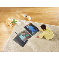 ライオン事務器 ポスター用クリアーブック A2サイズ 10ポケット ブラック 142-62 1冊