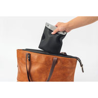 ライオン事務器 マウスパッド ポケット付 MP-186 ダークブルー 805-60 1個