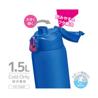 サーモス 真空断熱スポーツボトル 1.5L ブルーピンク FJS-1500F BLP1個