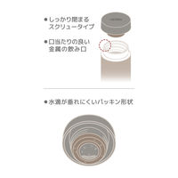 サーモス 真空断熱ケータイマグ 350ml シェルベージュ JON-351 SBE1セット（3個）