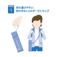 サーモス マイボトルポーチ ブルーパープル APG-752 BL-PL1セット（3個）